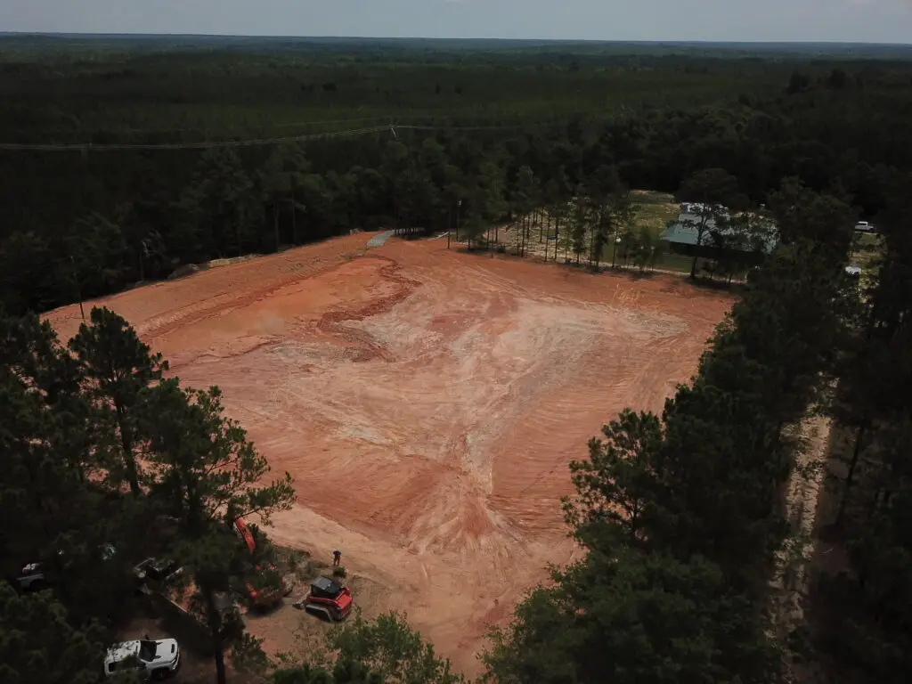 Pond work